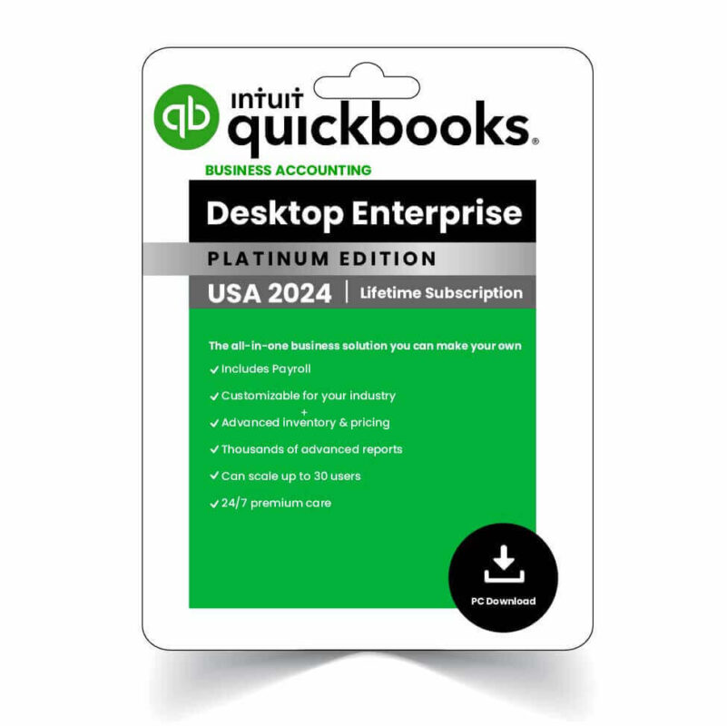 QuickBooks Desktop Enterprise 2024 Lifetime Activation - cdkeypc.com